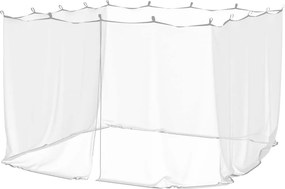 vidaXL Κουνούπι για Περίπτερο Ορθογώνιος 220 mesh Λευκό Πολυεστέρας