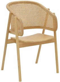 Πολυθρόνα Wenzy 263-000028 58x58x82cm Natural Polywood,Wood
