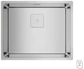 Teka Top Linea 50.40 R15 Inox Ένθετος/Επίπεδος Λείος Νεροχύτης