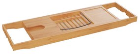 Πλατό μπανιέρας Platon pakoworld φυσικό bamboo 70x15x4,5εκ - 199-000551