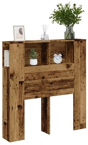 Κεφαλάρι Με Αποθηκευτικό Χώρο 100x18,5x102,5 εκ. Επεξ. Ξύλο