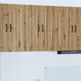 vidaXL Πάνελ πλυντηρίου πιάτων Kalmar 2 pcs Artisan Oak