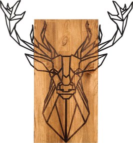 Decorative Wooden Wall Accessory Deer Black
Walnut