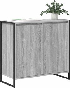 vidaXL Βοηθητικό ντουλάπι Γκρίζο Σονομα 79 x 36 x 75 εκ