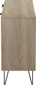 Μπουφές Balain pakoworld sonoma-ανθρακί 142x35.5x83εκ