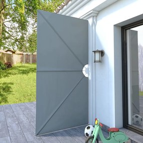 vidaXL Σκίαστρο Βεράντας Πλαϊνό Πτυσσόμενο Γκρι 300 x 150 εκ.