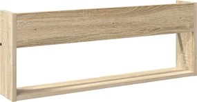 vidaXL Ράφι Περιοδικών Δρύς Sonoma 80 x 12 x 30 εκ Επεξεργασμένο ξύλο