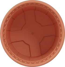 vidaXL Στρογγυλή Γλάστρα Λουλουδιών 6 pcs Κεραμιδί Ø 15 x 12 cm