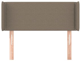 Κεφαλάρι με Πτερύγια Taupe 83x16x78/88 εκ. Υφασμάτινο 3118606