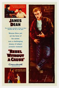 Εικονογράφηση Rebel without a cause, Ft. James Dean, 3602 Theatre Retro movie