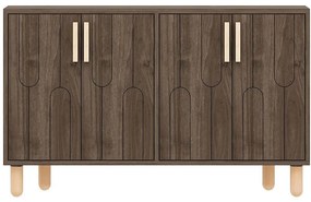 Μπουφές Vincent 327ODS1288 120x29,6x73,6cm Walnut-Oak Particle Board, Melamine