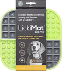 Ταΐστρα σκύλων Lickimat Slomo Πράσινο πολυπροπυλένιο TPR