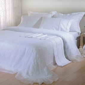 Σεντόνια Σετ 4Τμχ. 1015 Λευκό Viopros Queen Size 240x250cm 100% Βαμβάκι