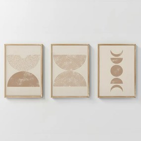 Πίνακας Klipen pakoworld τρίπτυχος με ψηφιακή εκτύπωση και πλαίσιο 33x1.5x48εκ