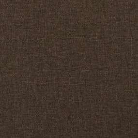 vidaXL Υποπόδιο Σκούρο Καφέ 78 x 56 x 32 εκ. Υφασμάτινο