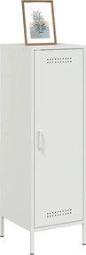 vidaXL Ντουλάπι Λευκό 36x39x113 εκ. από Ατσάλι