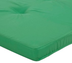 Μαξιλάρια Ξαπλώστρας 2 τεμ. Πράσινα από Ύφασμα Oxford - Πράσινο