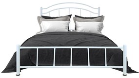 Κρεβάτι Μεταλλικό Κούρμπα Εκρού, 0.90x190 εκ.