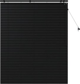 vidaXL Βενετσιάνικη Σκίαση Μαύρο 140 x 160 cm 35 mm