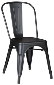 Καρέκλα Relix Black Mat Ε5191,1M 45Χ51Χ85 cm Metal