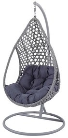 ZITA PLUS NEST16 ΑΝΘΡΑΚΙ 65Χ82/Φ102Χ200εκ. ΜΕΤΑΛΛΙΚΗ  07.0016