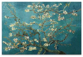 Πίνακας σε καμβά Blooming Flowers&quot; Megapap ψηφιακής εκτύπωσης 100x70x3εκ.&quot;