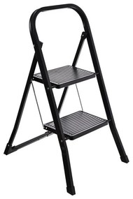 ESTIA ΣΚΑΛΟΣΚΑΜΠΟ NEO BLACK ΜΕ 2 ΣΚΑΛΙΑ 46x55x81cm