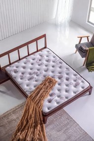 Stewehome Bamboo Ορθοπεδικό Ανώστρωμα Ύπνου -Καφέ 90x190x8 cm
