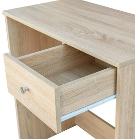 vidaXL Μπουντουάρ Χρ. Δρυός 75 x 40 x 141 εκ. από Επεξ. Ξύλο