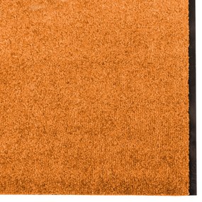 vidaXL Πλενόμενο Πατάκι Πόρτας Πορτοκαλί 120x350 εκ