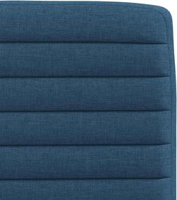 vidaXL Καρέκλες Τραπεζαρίας 2 τεμ. Μπλε Υφασμάτινες