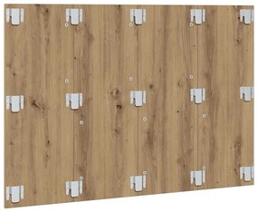 vidaXL Κεφαλάρι κρεβατιού Δρυς τεχνίτης 120x1,5x80 cm