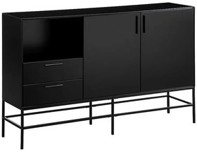 Σιφονιέρα Riverton H107, Με συρτάρια και ντουλάπια, 96x151x40cm