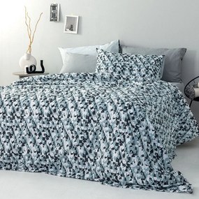 Σεντόνια FL6277 (Σετ 4τμχ) Green-Black Palamaiki Υπέρδιπλo 240x260cm 100% Βαμβάκι