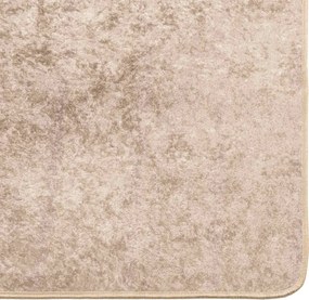 vidaXL Χαλί Runner MARSA Μπεζ 120 x 170 cm Πολυέστερ και PVC