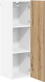 vidaXL Κρεμαστό ντουλάπι με αποθήκευση Artisan Oak 30 x 31 x 100 εκ.