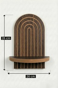 Ράφι Τοίχου Wenge BIPE 20x13x35
