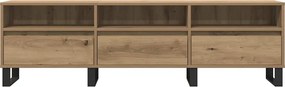 vidaXL Έπιπλο Τηλεόρασης τεχνίτης Δρυς 150x30x44,5 εκ.