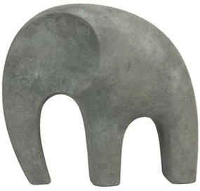 Διακοσμητικός Ελέφαντας 24-15-50027 28,5x14x26,5cm Stone Marhome Κεραμικό