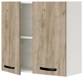 Wall cabinet Emma 90 cm Καφέ