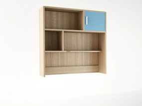Εταζέρα σε χρώμα δρυς-σιελ 100x30x100  SB 14-MPLE