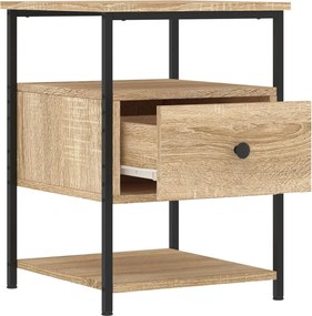 vidaXL Κομοδίνο Sonoma Δρυς 40 x 42 x 56 εκ. από Επεξεργασμένο Ξύλο
