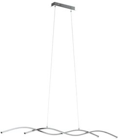 Eglo Lasana Μοντέρνο Κρεμαστό Φωτιστικό Ράγα με Ενσωματωμένο LED Διάφανο 96104