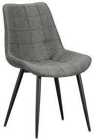 Καρέκλα Denis 11.1586 56Χ61Χ85 Grey Metal, Fabric