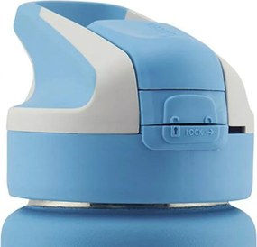 Παγούρι - Θερμός 350ml Με Καλαμάκι Laken Σιέλ