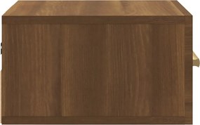 vidaXL Κομοδίνο Επιτοίχιο Καφέ Δρυς 35 x 35 x 20 εκ.