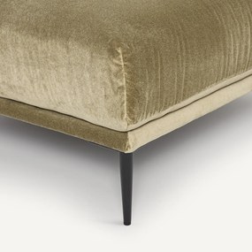 Υποπόδιο XL από λινό βελούδο, OSCAR