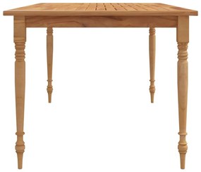 vidaXL Τραπέζι Batavia 150 x 90 x 75 εκ. από Μασίφ Ξύλο Teak