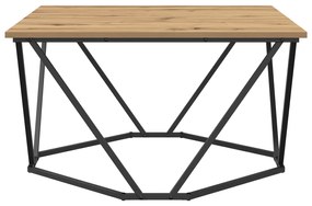 vidaXL Τραπεζάκι καφέ Ξύλο δρυός 80x80x45 cm
