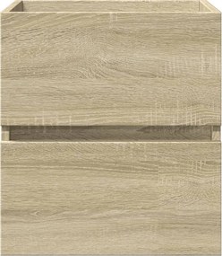 vidaXL Ντουλάπι Νιπτήρα Sonoma Δρυς 41x38,5x45 εκ. Επεξεργασμένο Ξύλο